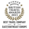 Best travel company for east/south-east Europe - 2023