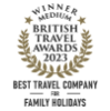 Best travel company for family holidays - 2023